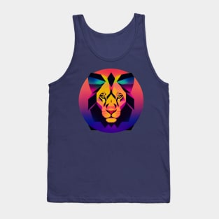 Low Poly Lion Tank Top